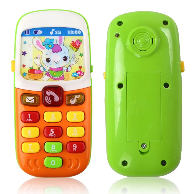 Cellphone Telephone Mobile Plastic Phone Gifts Education Electric Battery-Operated Phone Toys Pretend Play Developmental Cellphone Telephone Mobile Plastic Phone Gifts Education Electric Battery-Operated Phone Toys Pretend Play Developmental