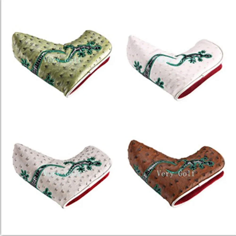 

New Gecko Putter Head Cover Blade Headcovers Golf Club Cover 4 Colors