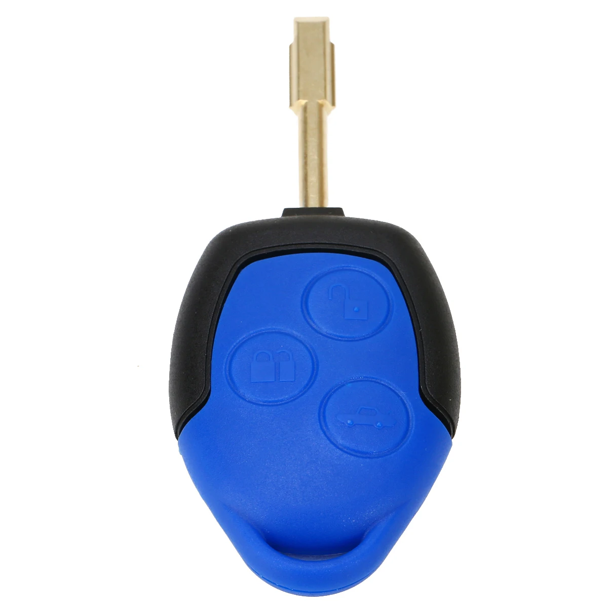 3 Buttons Car Key Protector Connect Set Remote Car Key Shell Styling Cover For Ford Transit Blue Case