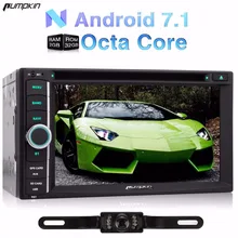 Pumpkin 2 Din 7” Android 7.1 Universal Car DVD Player GPS Navigation Bluetooth Car Stereo Wifi 3G FM Rds Radio 2GB RAM Headunit