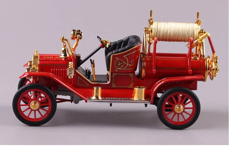 Лнл Ford юймин 1914 Ford T-тип автомобиля 1:18 пожарная машина модель украшения