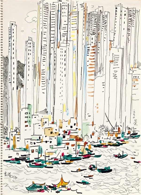Wu Guanzhong китайская пейзажная Живопись Печать на холсте HD печать домашний Декор
