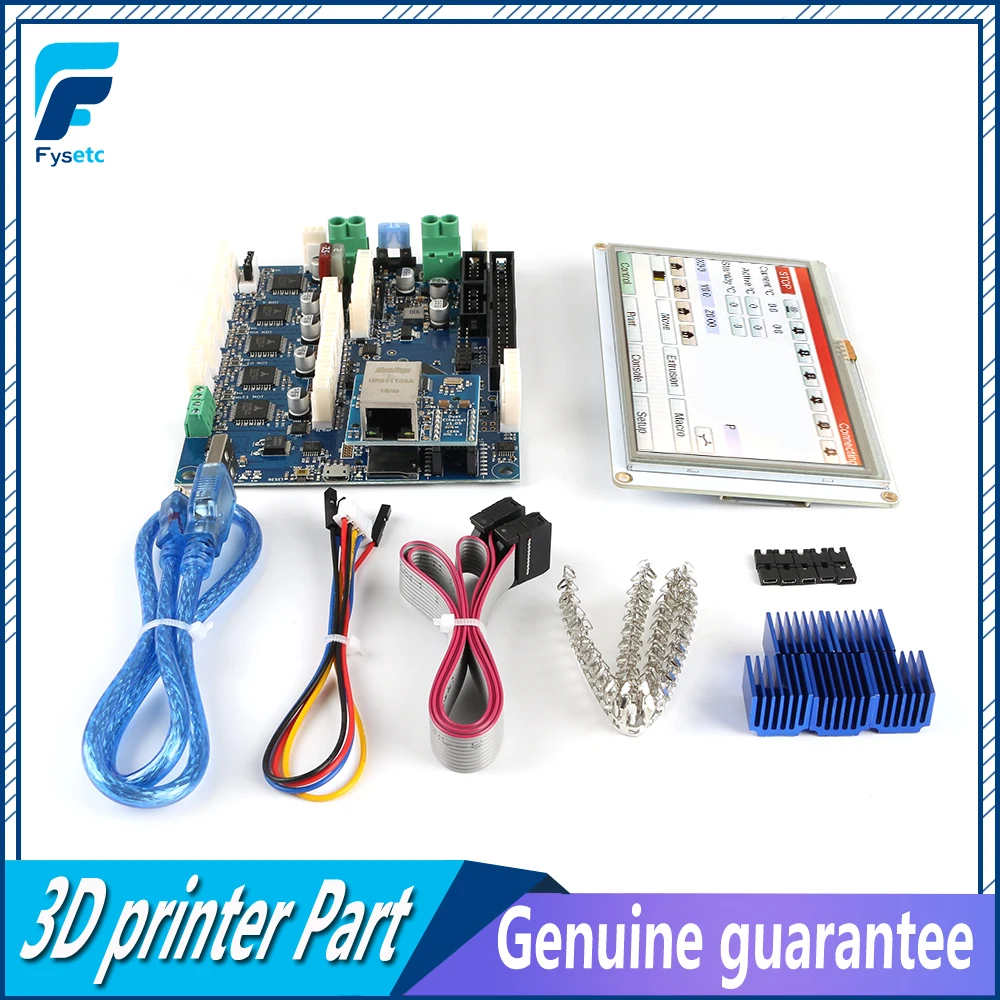 

Clone Duet 2 Ethernet Advanced 32 Bit Electronics V1.04 With 5'' 5 inch PanelDue 5i Integrated Colour Touch Screen