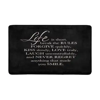 

Inspirational Motivating Quote Anti-Slip Door Mat Home Decor, Indoor Entrance Doormat Entryway Mat Decor