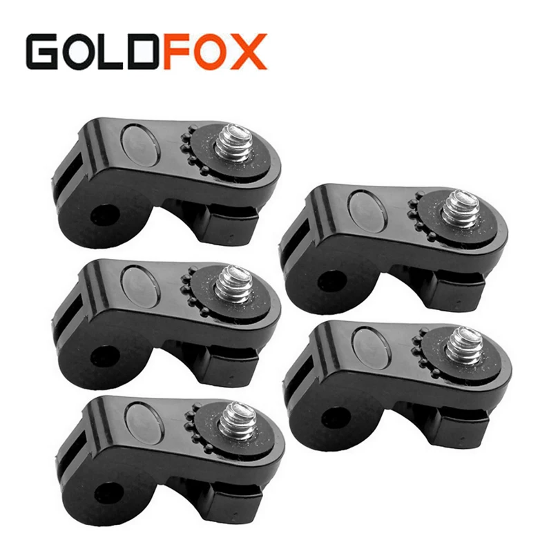 

5pcs Universal Sport Camera dv Adapter Tripod Convert Mount joint for Gopro AEE TCL SONY JVC Mi Xiaomi Yi Camera Connect Adaptor