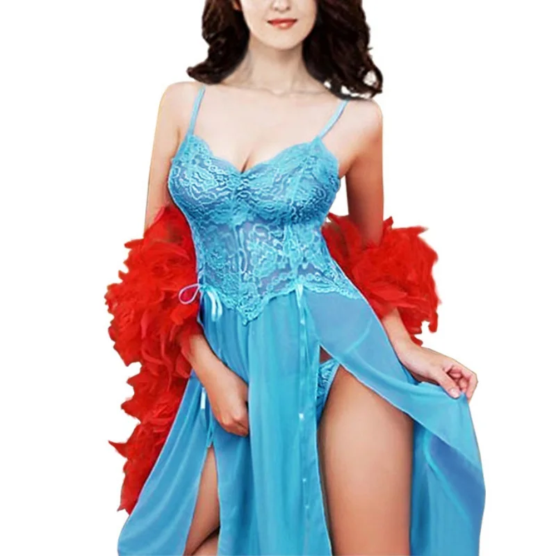 

Plus size Sexy Women Dresses Lingerie Nightgown Evening Gown Sleepwear Underwear S72