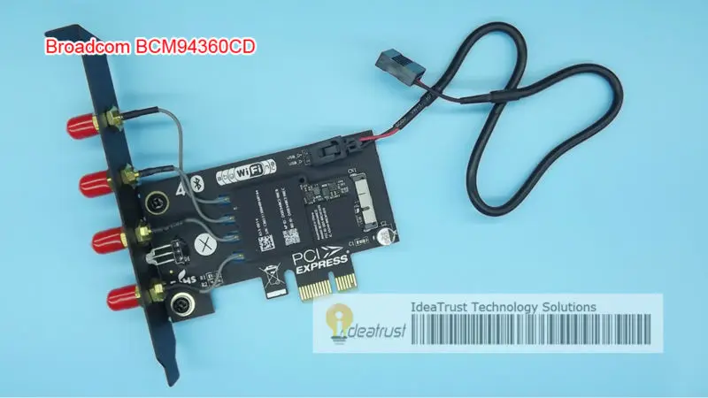 Broadcom BCM94360CD двухдиапазонный 2.4 и 5 ГГц переменного тока 4 антенны беспроводной сетевой карты с BT4.0 для Apple