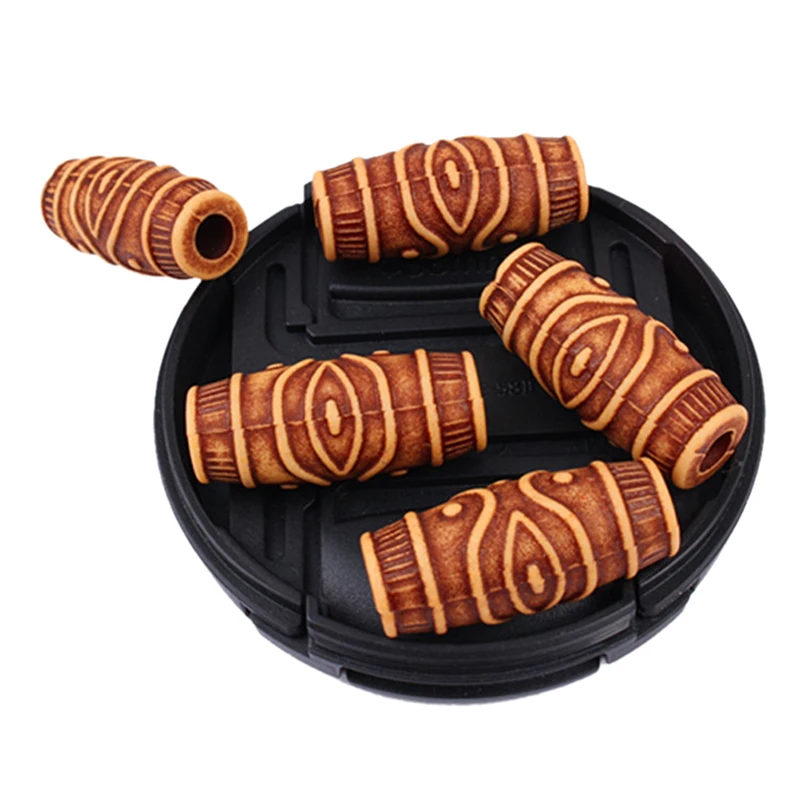 

20pcs Wooden Dreadlock Hair Beads For Braid Hair Extension DIY Jewelry Craft Jewelry Making