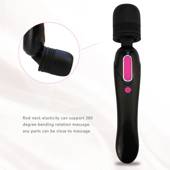 Man nuo USB Rechargeable Powerful Vibrators AV Magic Wand Clitoral Vibrator Sex Toys for Women Adult Sex Product Erotic Massager 2