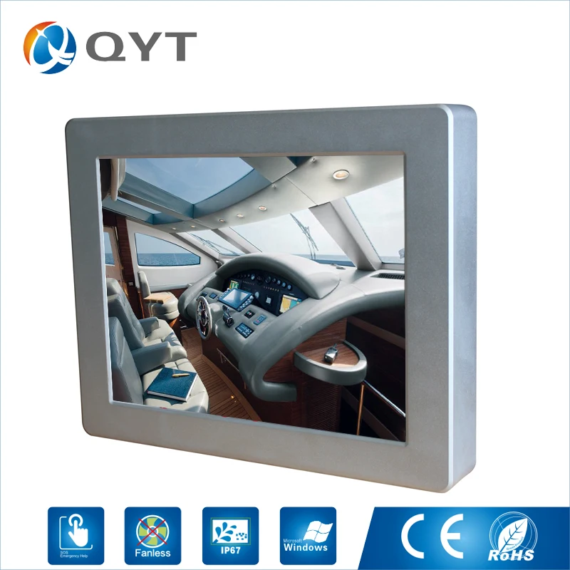 

2018 High Quality Waterproof ip66/ip67 Fanless 12 inch Industrial Computer Mini Desktop HDMI WIFI optional