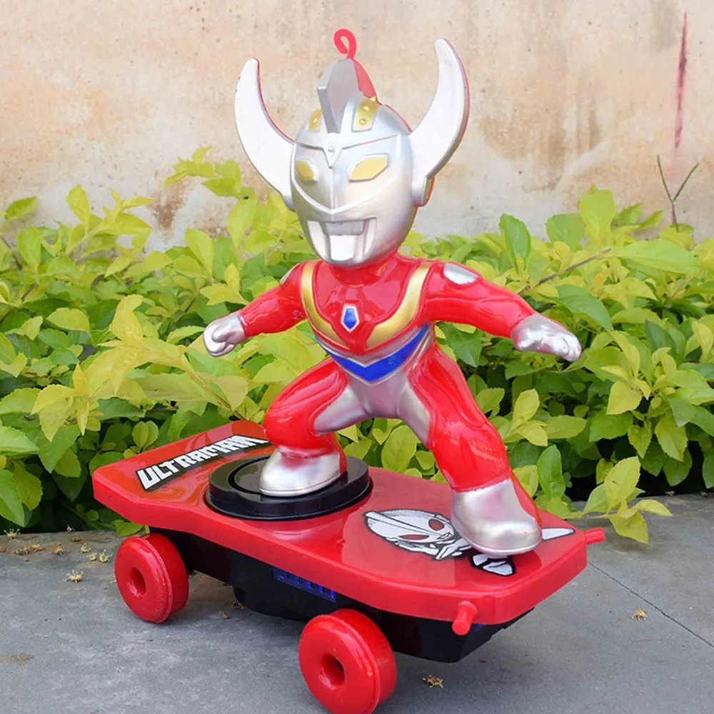 Skatebo танцевальная Железный человек», «Человек-паук», «Халк», «Тор», с принтами "Marvel", "Мстители", фигурку светодиодная вспышка светильник с светильник звук музыки робот игрушка герой