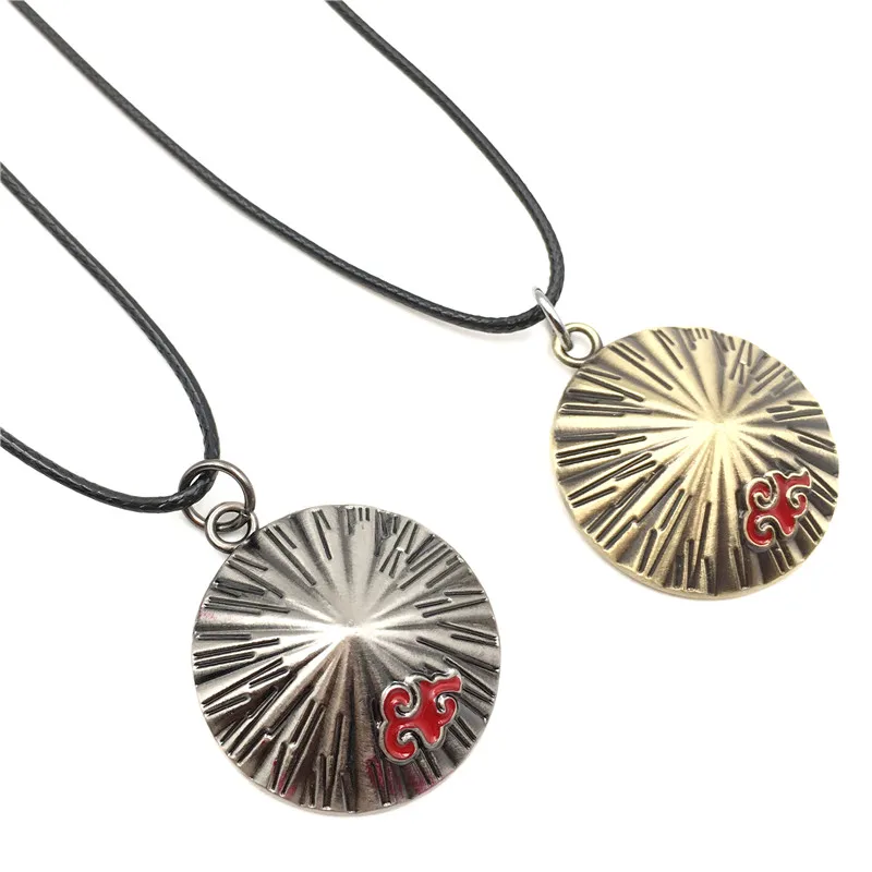 

New Design Anime Jewelry Naturo Necklace Hat Shaped Pendants Men Rope Necklace For Christmas Gifts