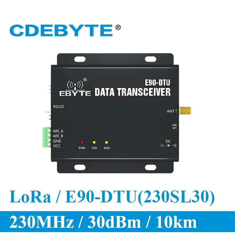 E90-DTU-230SL30 LoRa 1 W модем RS232 RS485 230 МГц RSSI реле IoT беспроводной VHF модуль приемопередатчика 30dBm передатчик и приемник