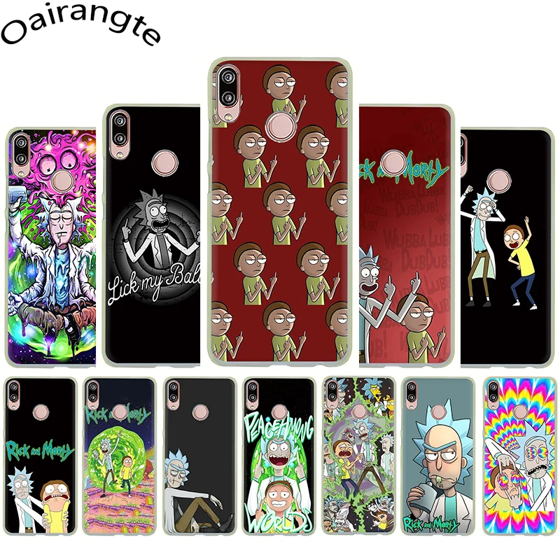 

Rick and Morty Hard phone Cover case for Huawei P8 P9 P10 P20 P30 Lite Pro Mini P Smart