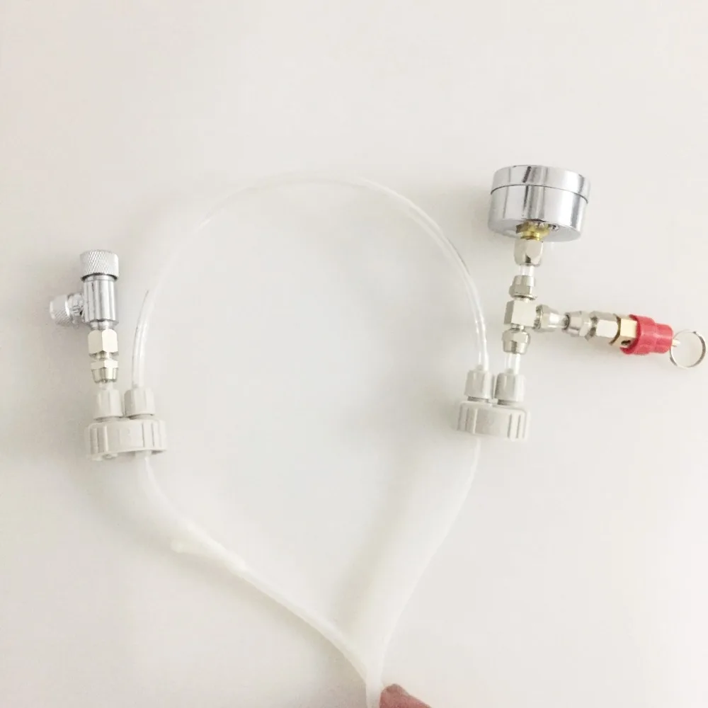 Горячие аквариумные рыбки DIY CO2 генератор системы комплект с предохранительным клапаном регулировки потока Co2 клапан диффузор