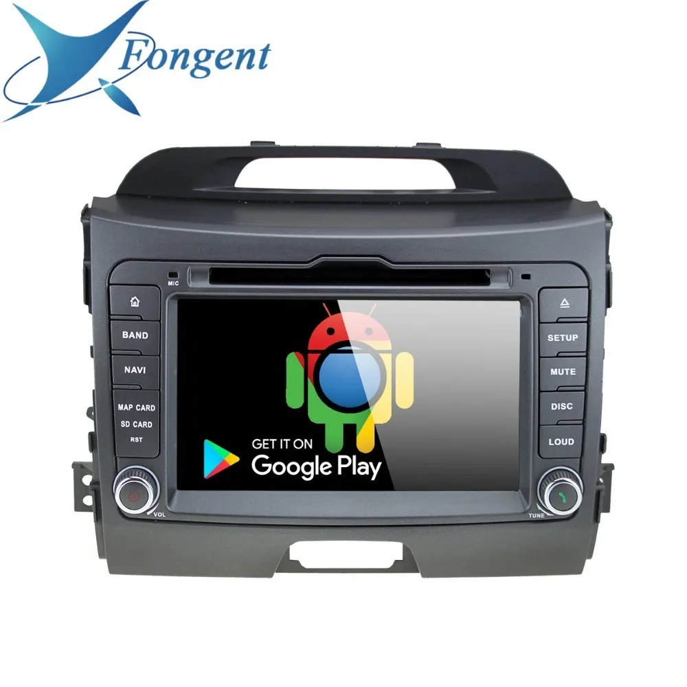 Perfect for Kia Sportage 2010 2011 2012 2013 2014 2015 Vehicle GPS Navigation Android 9.0 Head Unit Car DVD Stereo Audio Radio Player PC 0