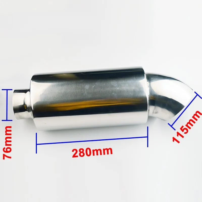 SALBEITECH автомобильный глушитель, Размер 2,"* 3,5" 2,"* 4" 2,"* 4,5" "* 3,5" "* 4" "* 4,5" Авто выхлопная труба