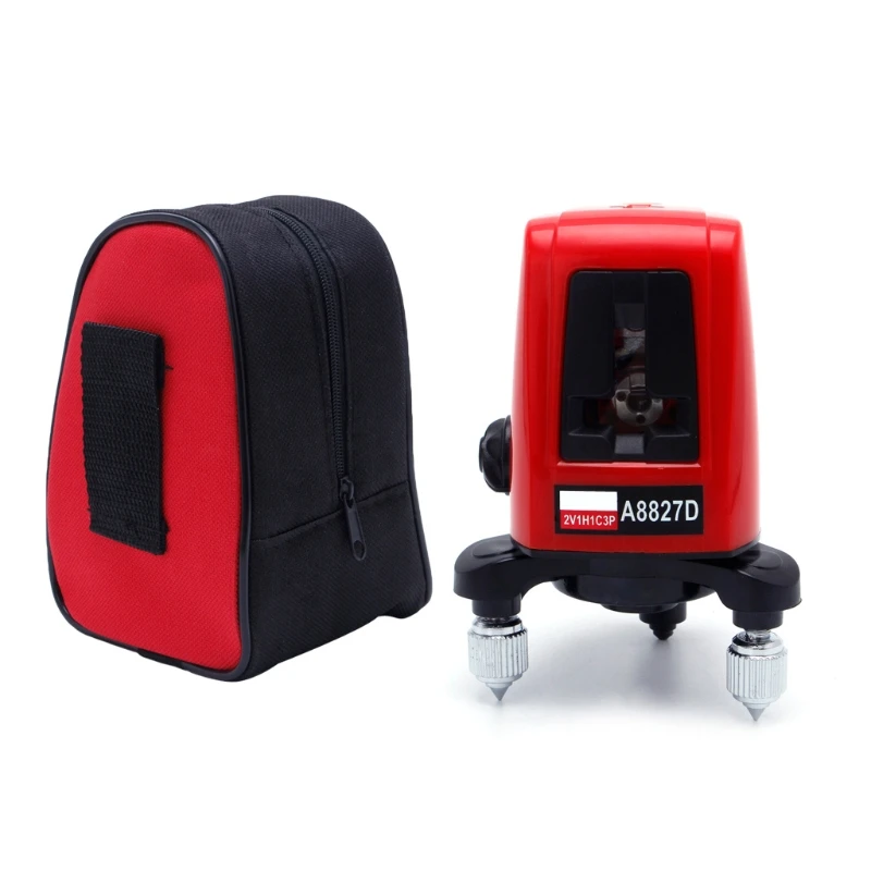 

A8827D 3 Red Line 3 Dots Laser Level Self-leveling Horizontal Vertical Measuring L15