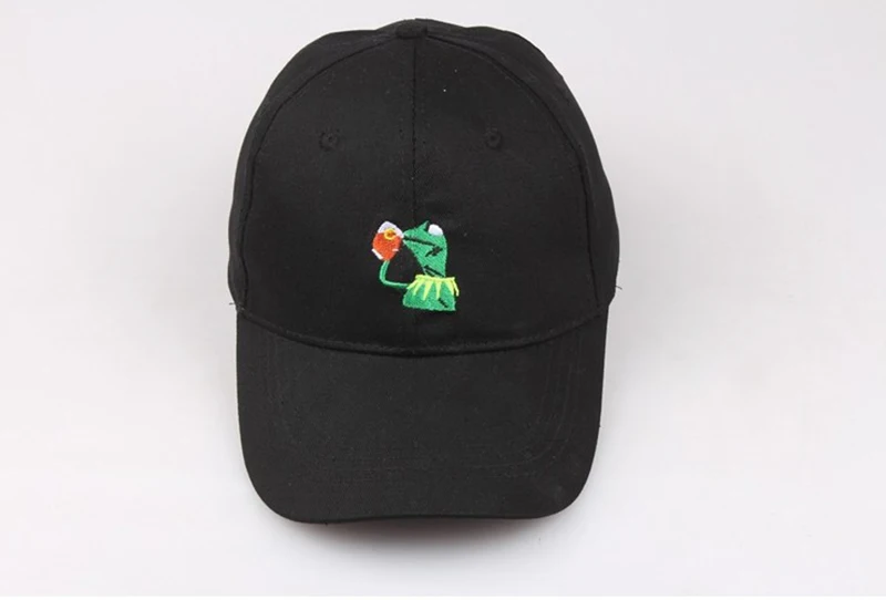 Summer Frog Cartoon Baseball Cap Women Men Unstructuted Hip Hop Caps Unisex Cotton Snapback Basketball Casual Hat CP0021 (8)