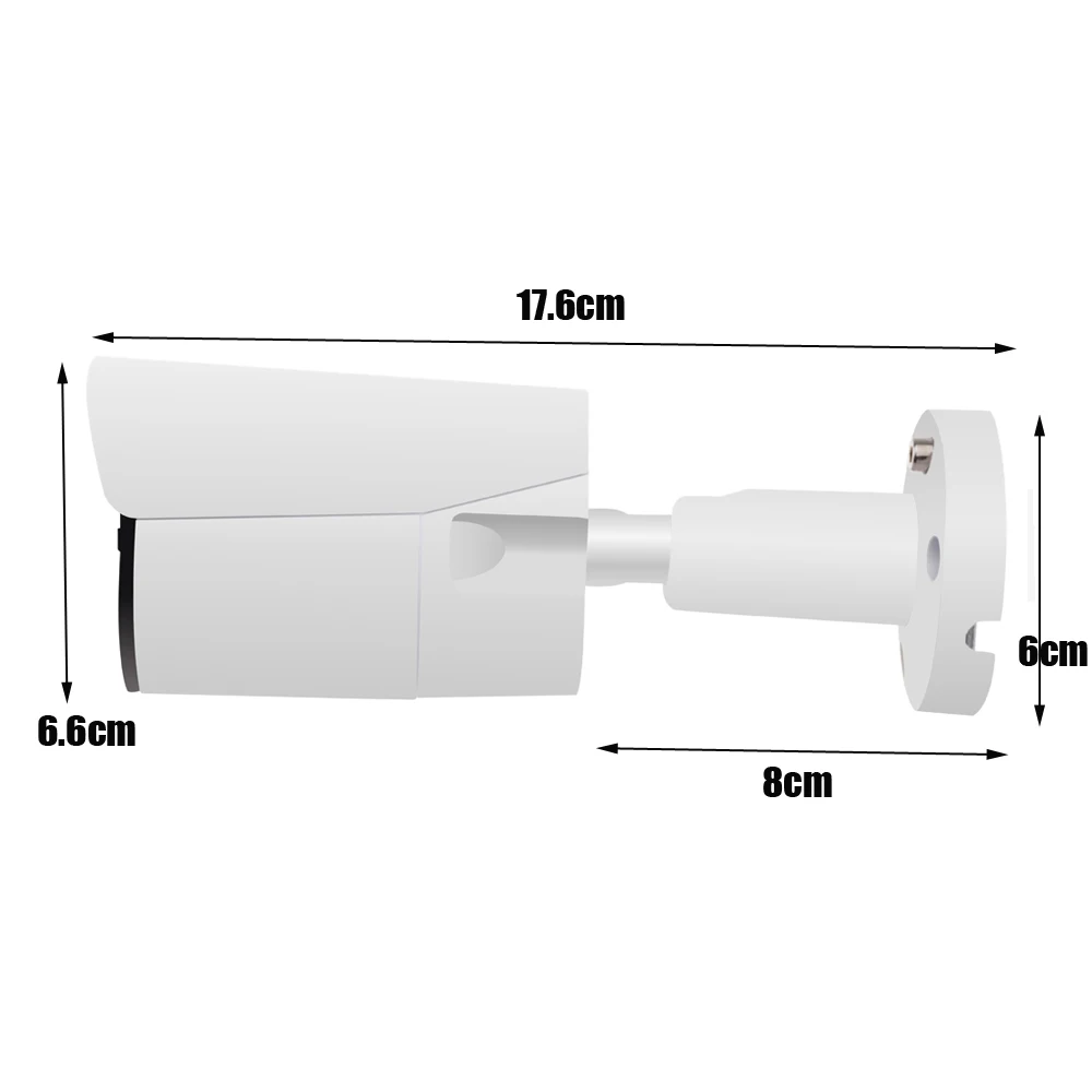  H.264/H.265 Surveillance CCTV Camera 2MP 4MP 25FPS ONVIF Motion Detection IP66 Metal Outdoor Securi - 32829788550