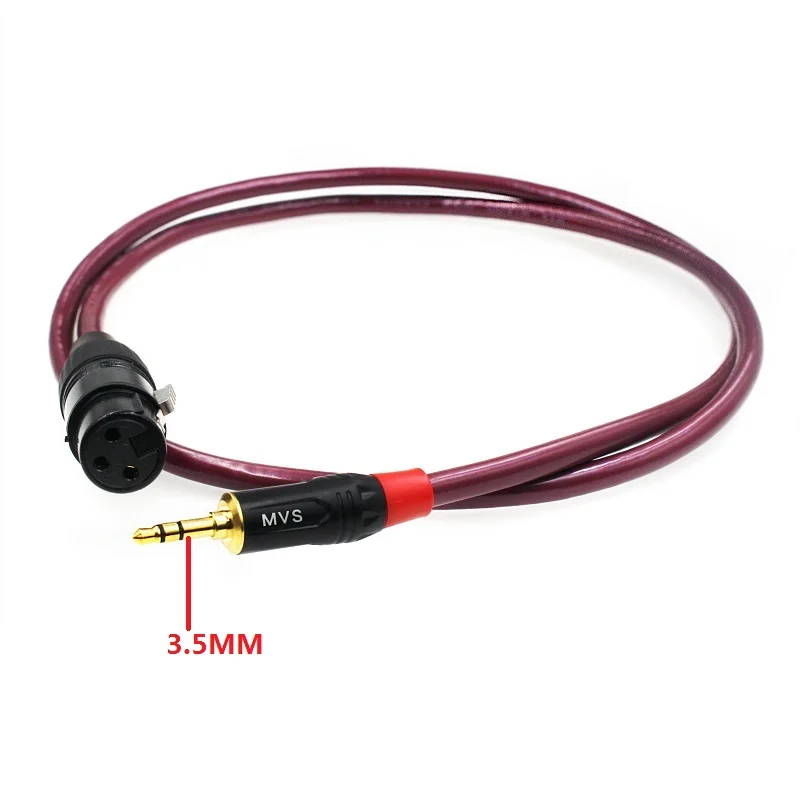 3Pin XLR аудиокабель с разъемом мама под прямым углом 3 5 мм 1 м для аудио микрофона