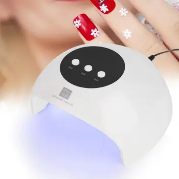 

24W Intelligent UV LED Lamp Nail Dryer Dual Light Source Polish Lamp Manicure Curing Machine UV Nail Lamp