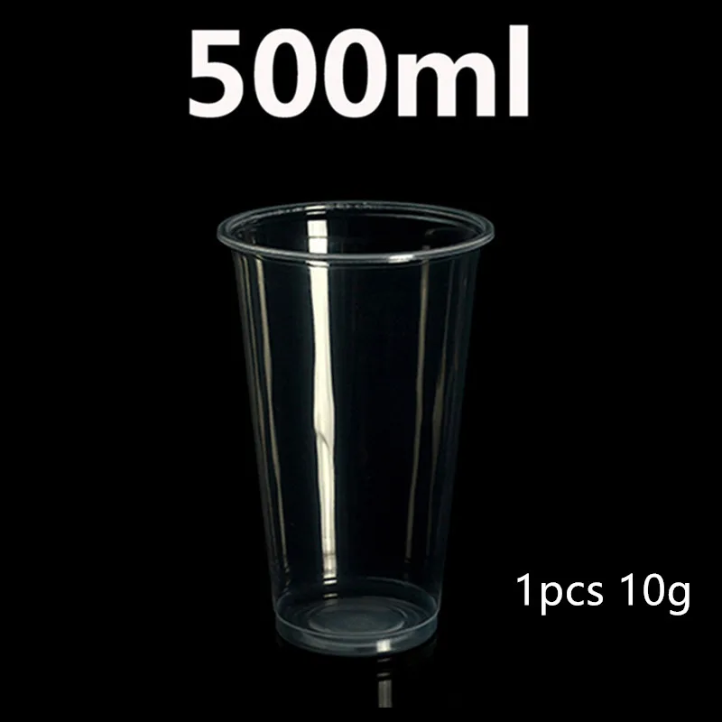 500 шт 90 Калибр прозрачная одноразовая пластиковая чашка вечерние на день рождения свадебные холодные напитки сок, Кофе Молоко для чая и других напитков чашки