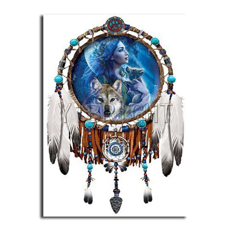 

Round Diamond Embroidery Feather Scenery Mosaic Colors Butterfly 5d diy Full Square Diamond Painting Pictures of Rhinestones