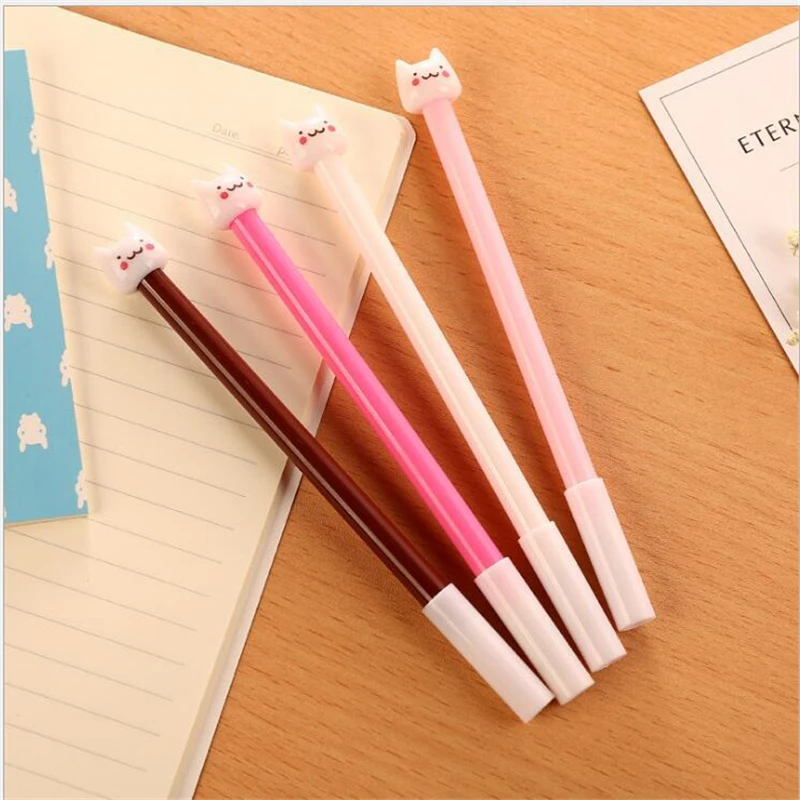 

P-0635 factory direct student stationery cute cartoon pen office signature pen kitten gel pen student supplies office supplies