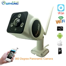Wifi IP Fisheye Panoramic Camera 1.3MP 2MP 3MP 3D VR 360 Degrees Bullet Outdoor Waterproof Support Two way Audio Remote Viewing