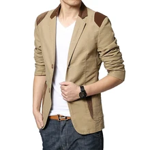 Мужской повседневный приталенный Блейзер цвета хаки размера плюс 4XL 5XL 6XL, пиджак, Мужской Блейзер, 3 цвета, M-6XL для мужчин, большой размер, Новинка