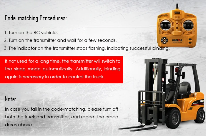 HuiNa Toys RC Car Forklift Truck 8 Channel 2.4G 110 RC Excavator C (1 (6)