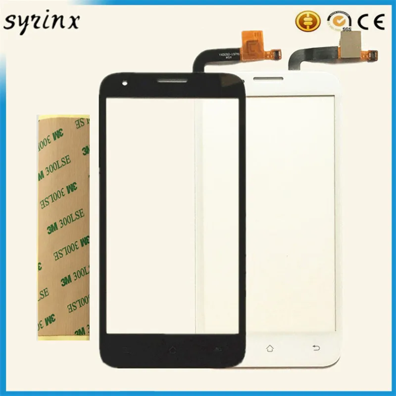 SYRINX 5 0 дюймовая лента сенсорный экран дигитайзер Замена для Fly IQ454 EVO Tech 1 передняя
