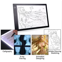 A4 Ultra-thin Portable LED Light Drawing Board Tracer Dimmable Calibration Artcraft Tracing Light Pad Canvas for Painting A4 Ultra-thin Portable LED Light Drawing Board Tracer Dimmable Calibration Artcraft Tracing Light Pad Canvas for Painting