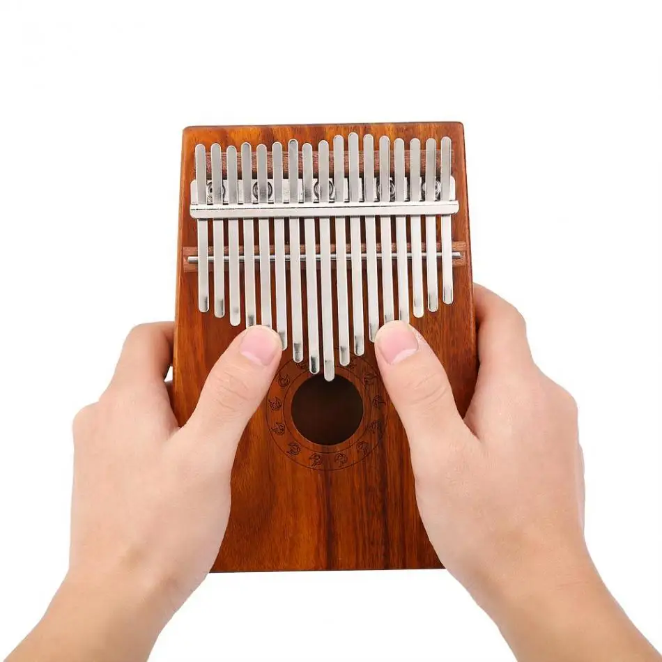 17 Key Finger Thumb Piano African Finger Mbira Portable Thumb Piano