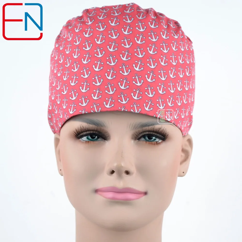 medical scrub hat cap long hair women 01 capsin Accessories from