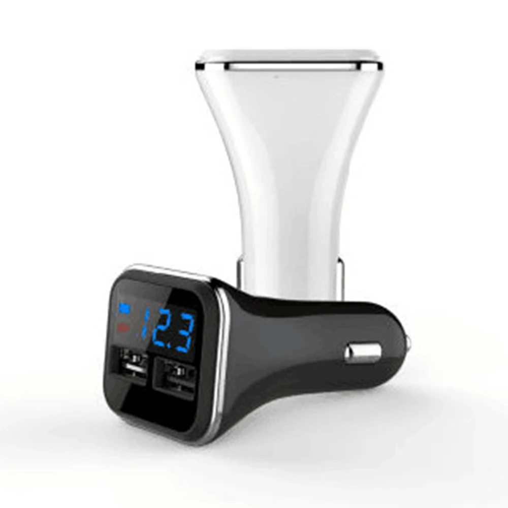 

Dual 2 USB Smart Quick Car Charger 5V 4.8A LED Screen Mobile Phone Fast Charging For Iphone Samsung Xiaomi Galaxy S6 S7 Huawei