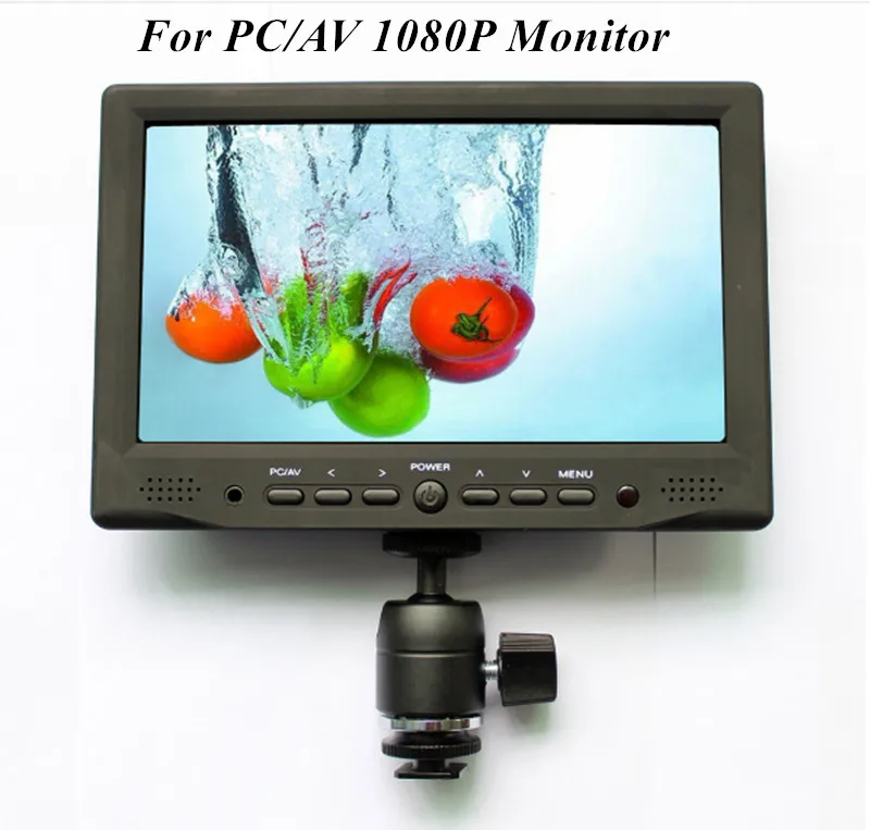 7 дюймовый сенсорный экран 1080P ЖК монитор для ПК/AV VGA HDMI вход|monitor vga input|inch monitorscreen
