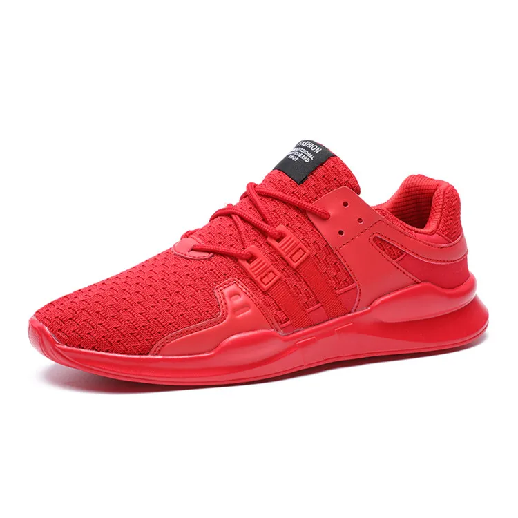 ZHENZU Лидер продаж мужские беговые мужские кроссовки спортивная обувь с сеткой уличные тренировочные кроссовки дышащие удобные корзины Homme Chaussure - Цвет: Красный