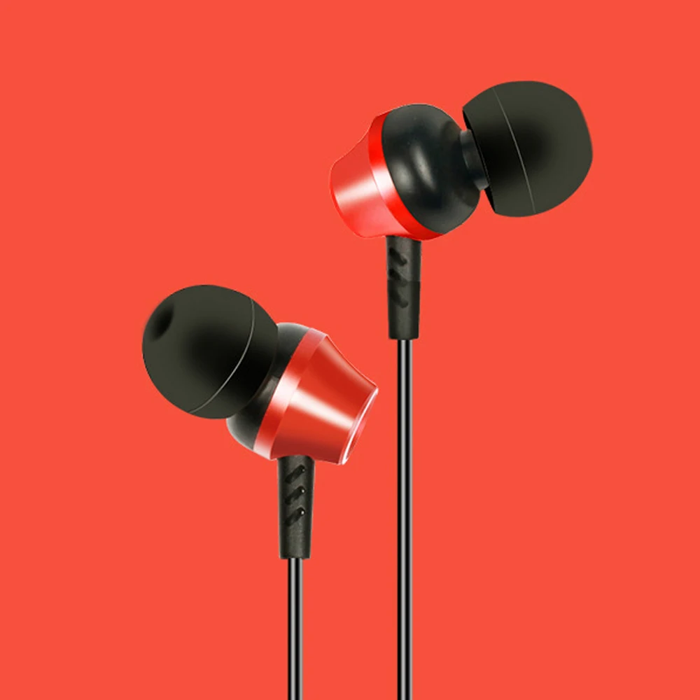 

qijiagu 2PCS Fresh univeral Version Earphone In-Ear 3.5mm Colorful Earphone With Mic Earphones