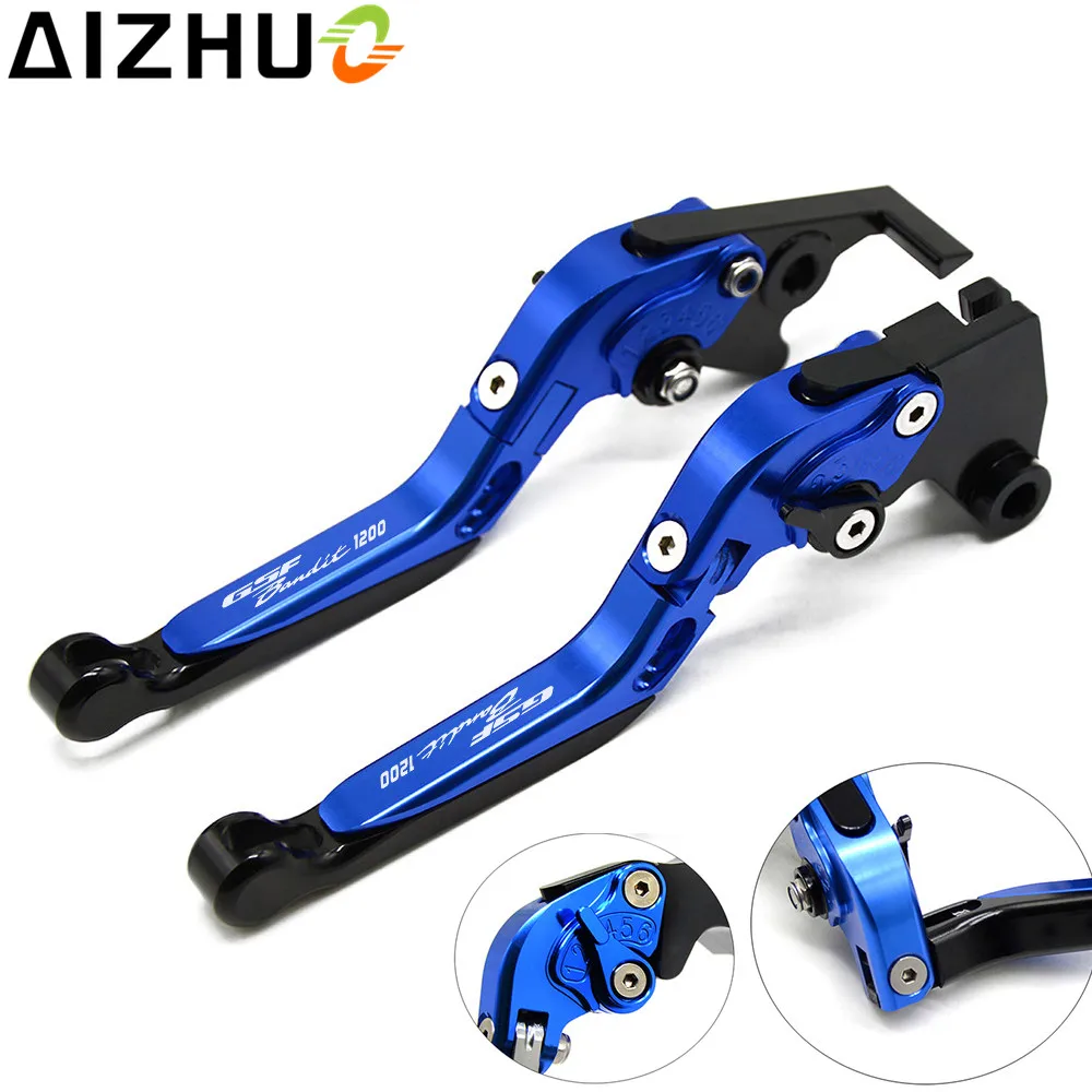 

With GSF1200 Bandit Motorcycle Clutch Brake Lever Aluminum Extendable Foldable Levers For Suzuki GSF 1200 Bandit 2001-2006