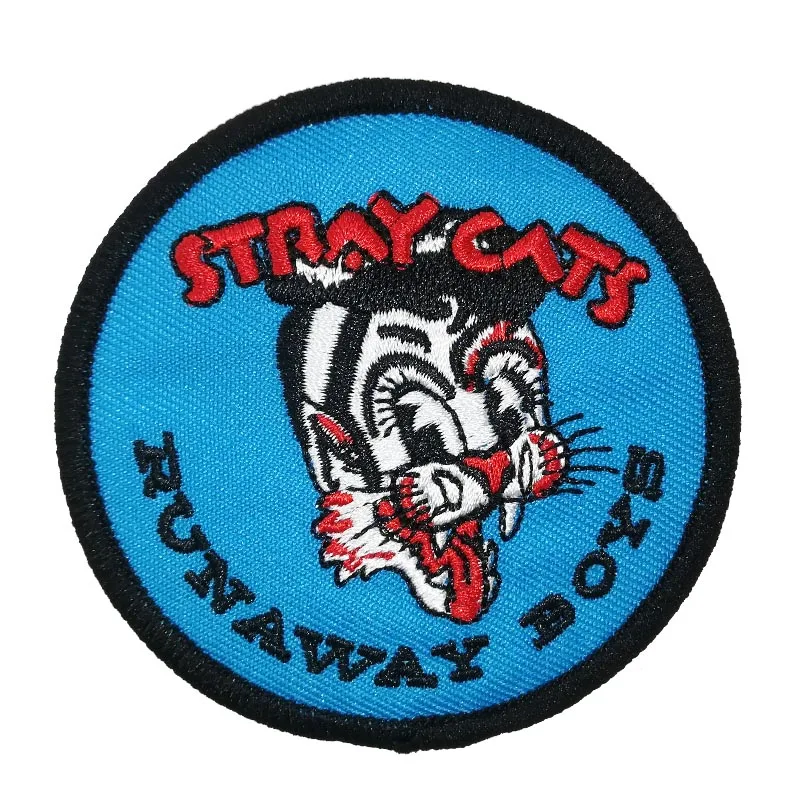 

Stray Cats Straycats ROCKABILLY Music Band Punk Rock Embroidered NEW IRON ON Patch Rock and roll