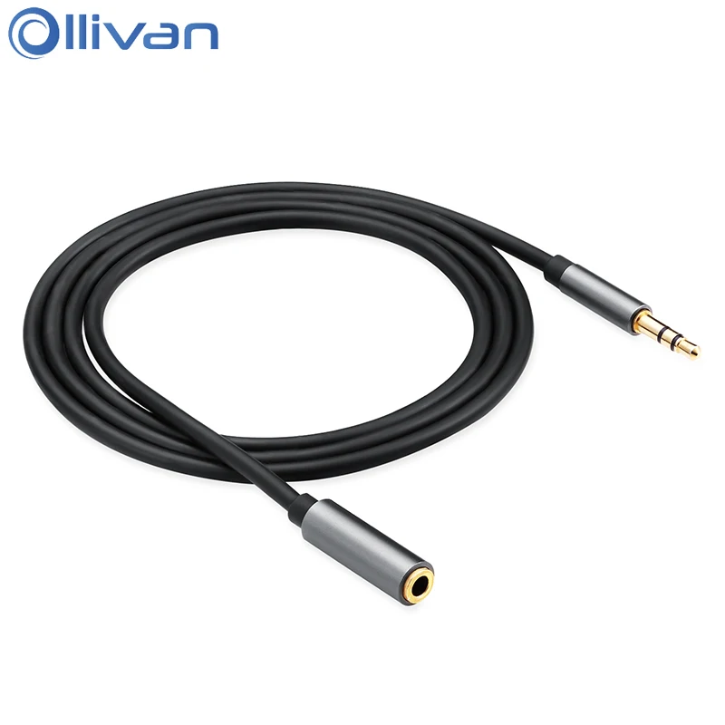 

Ollivan Earphone Extended Cable 3.5mm Male To Female Audio Extension Cord Headphone Lengthen Line Headset Adapter For PC Laptop