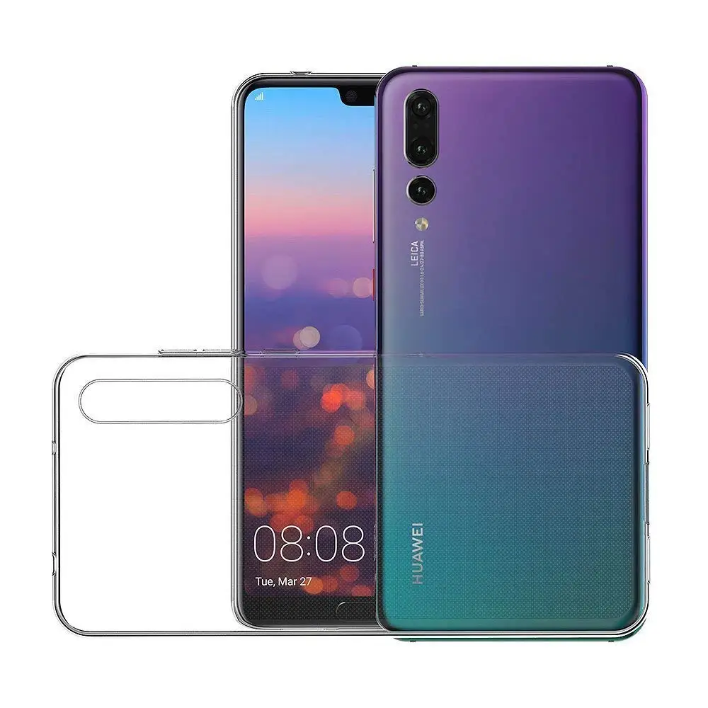 Силиконовый мягкий прозрачный чехол из ТПУ для Huawei P20 P10 P9 P8 Lite, прозрачный чехол для телефона Honor 10 9 8 Lite Nova 2, чехол