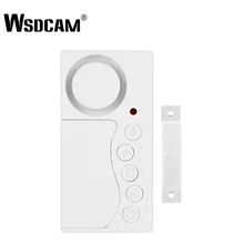 Wsdcam дверной и оконный охранный сигнал, Беспроводная сигнализация с задержкой времени, магнитный срабатывающий дверной звонок для DIY домашней безопасности