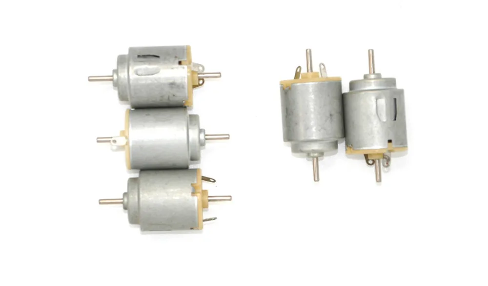 Shiping libre 140 DC motor 21 * 25mm3v 11000 RPM 0.08A 2mm de diámetro del eje: longitud axial incluyendo los pasos: 10mm Jefe: 38mm