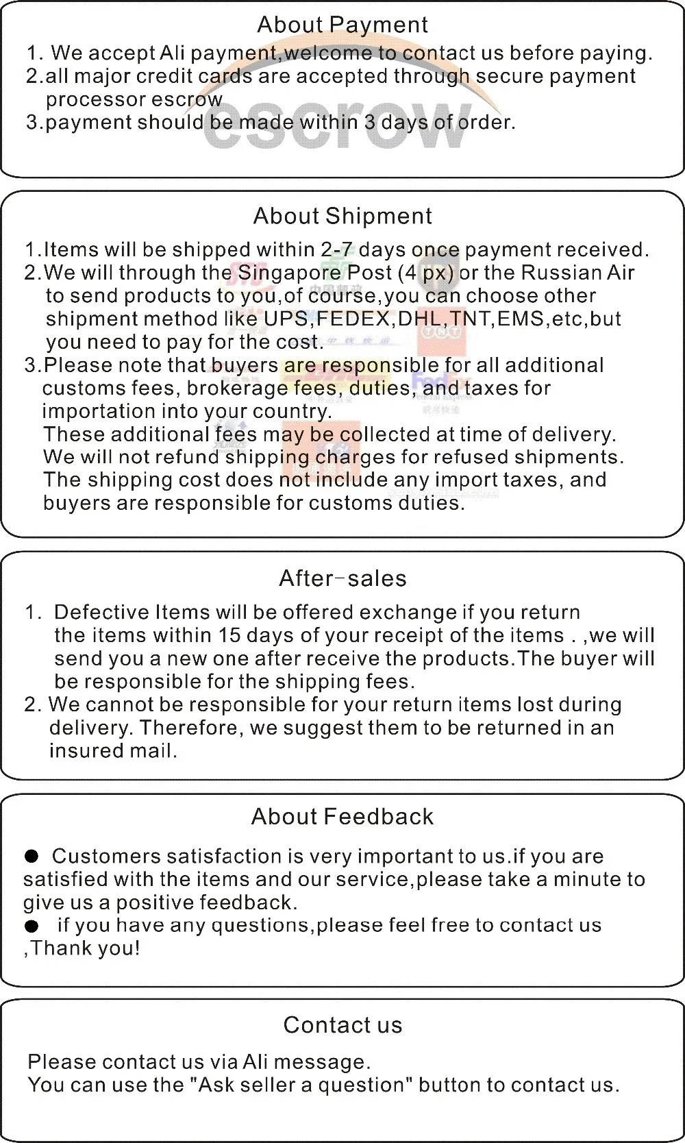 after Sales