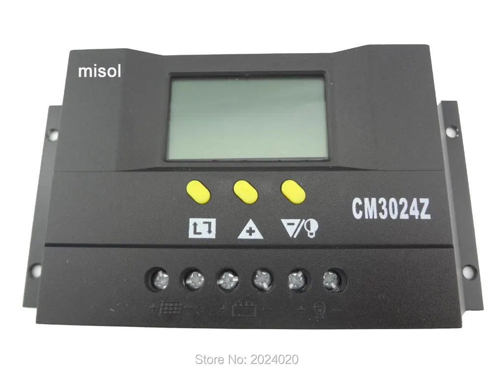 

30A 12/24v Solar Regulator, LCD screen, Solar Charge Controller PWM LCD display