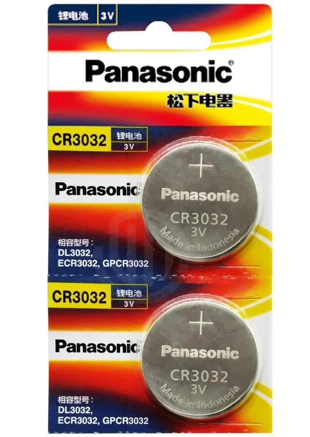 2 шт./лот Panasonic CR3032 CR 3032 DL3032 ECR3032 3 в литиевый Автомобильный ключ с дистанционным управлением, электрическая сигнализация, кнопка для монет