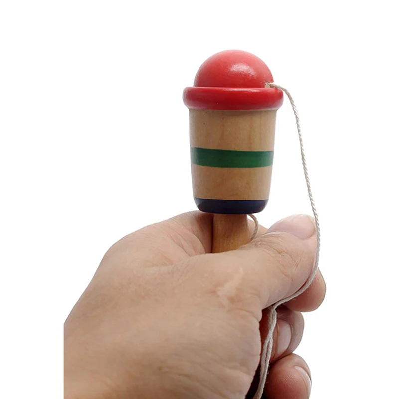 Дети Анти Стресс безопасный простой Kendama деревянный Bilboquet чашка и мяч дошкольного образования игрушки для детей на открытом воздухе забавные игры